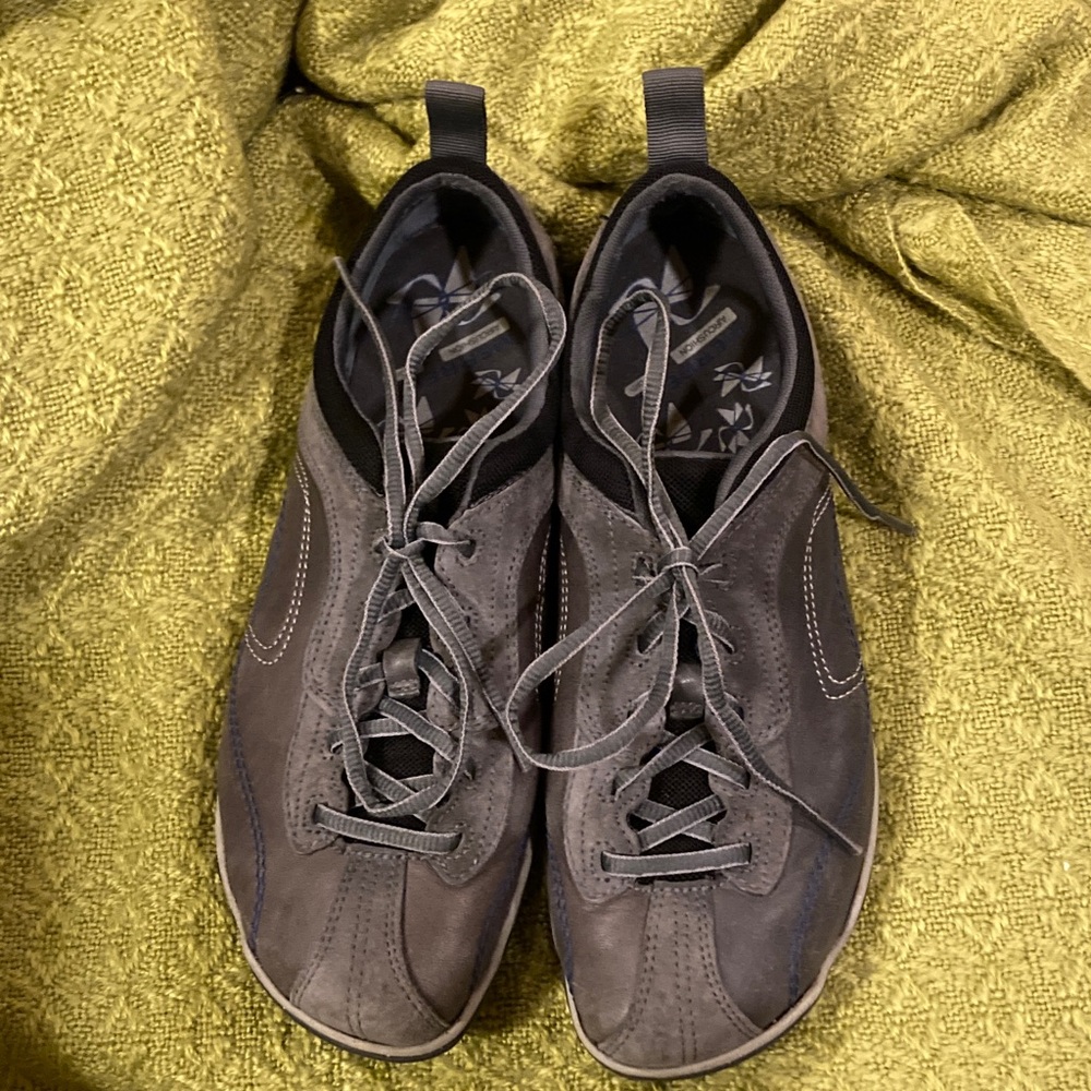 Merrell women’s size 9 Lorelei Lace Castle Rock leather/suede Grey shoes